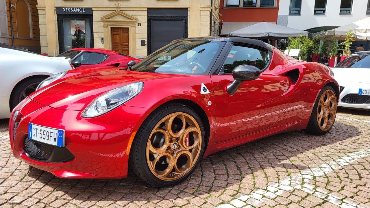 Alfa Romeo 4C meeting in Switzerland