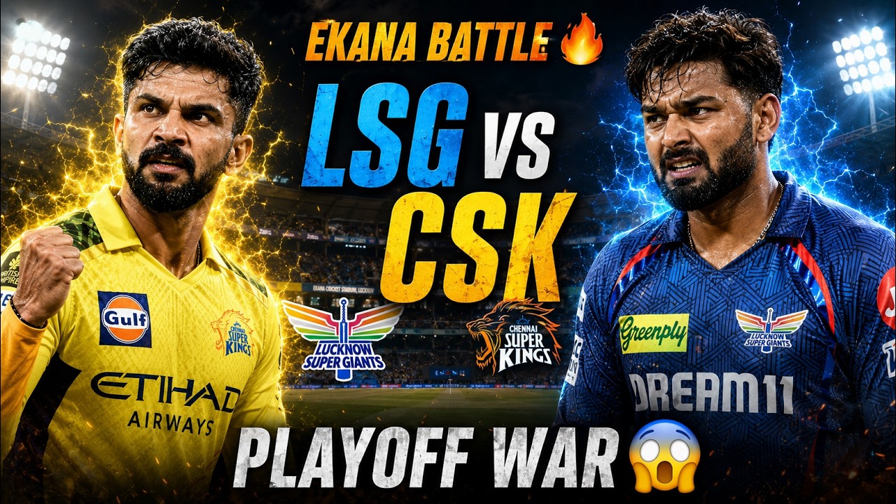 LSG vs CSK Pitch Report 🔥 इकाना में स्पिनर्स का जलवा या बल्लेबाजों का धमाका?
