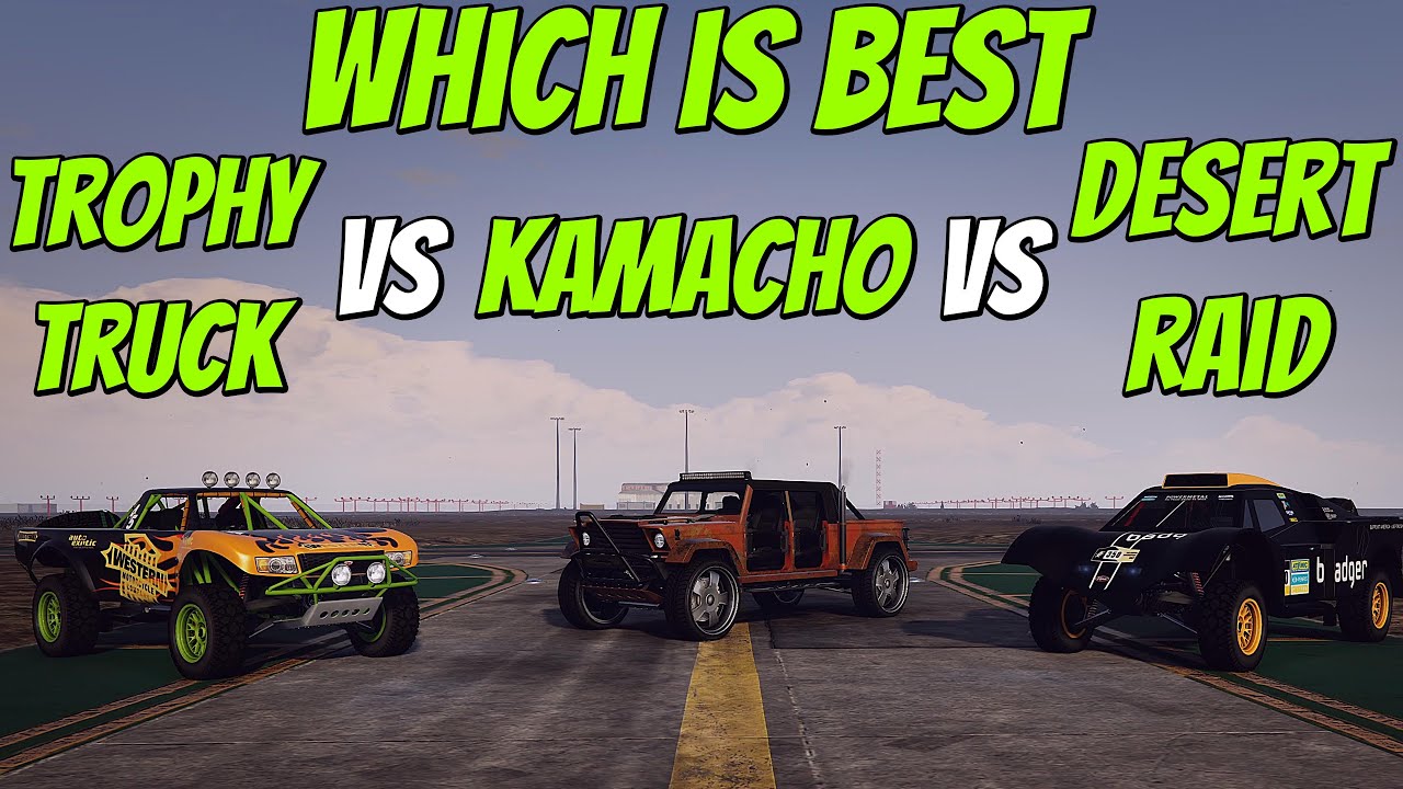 Trophy Truck VS Kamacho VS Desert Raid | Which is the KING of OFFROADING? GTA 5 Online
