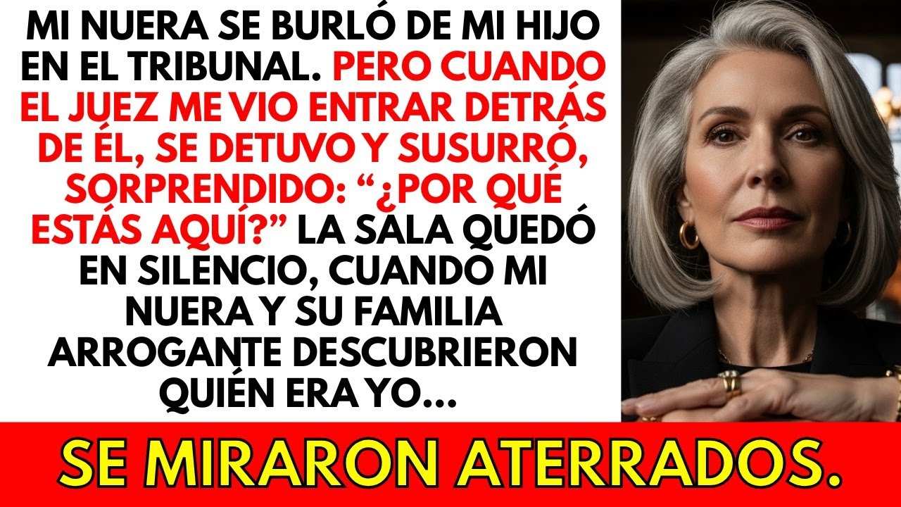 Cuando entré al tribunal, el juez se quedó en shock: “¿Por qué estás aquí?” Lo que nadie sabía era..
