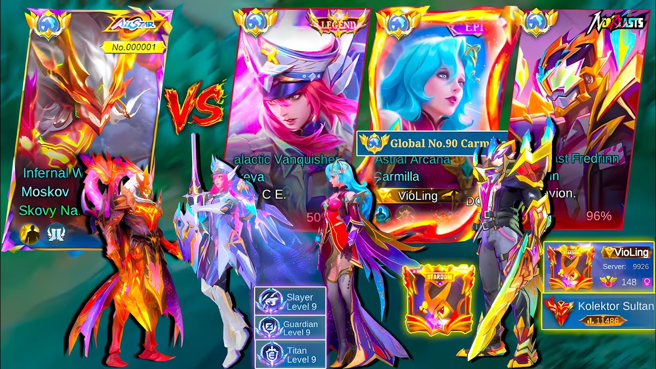 Party Awal Season Se-Ngeri Ini !! Nabrak Influencer Sultan MLBB & Top Global Hero!? Match Keras!☠️