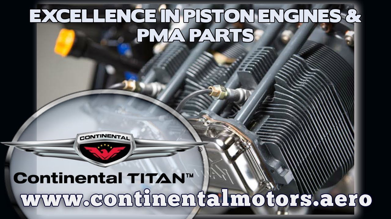 Titan X340, Continental Titan series aircraft engines & PMA parts from Continental Motors.
