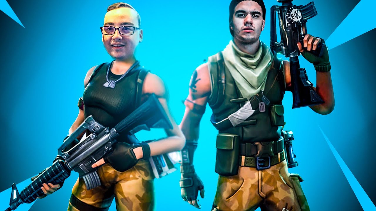 JUGANDO CON LA SKIN DE NOOB | FORTNITE