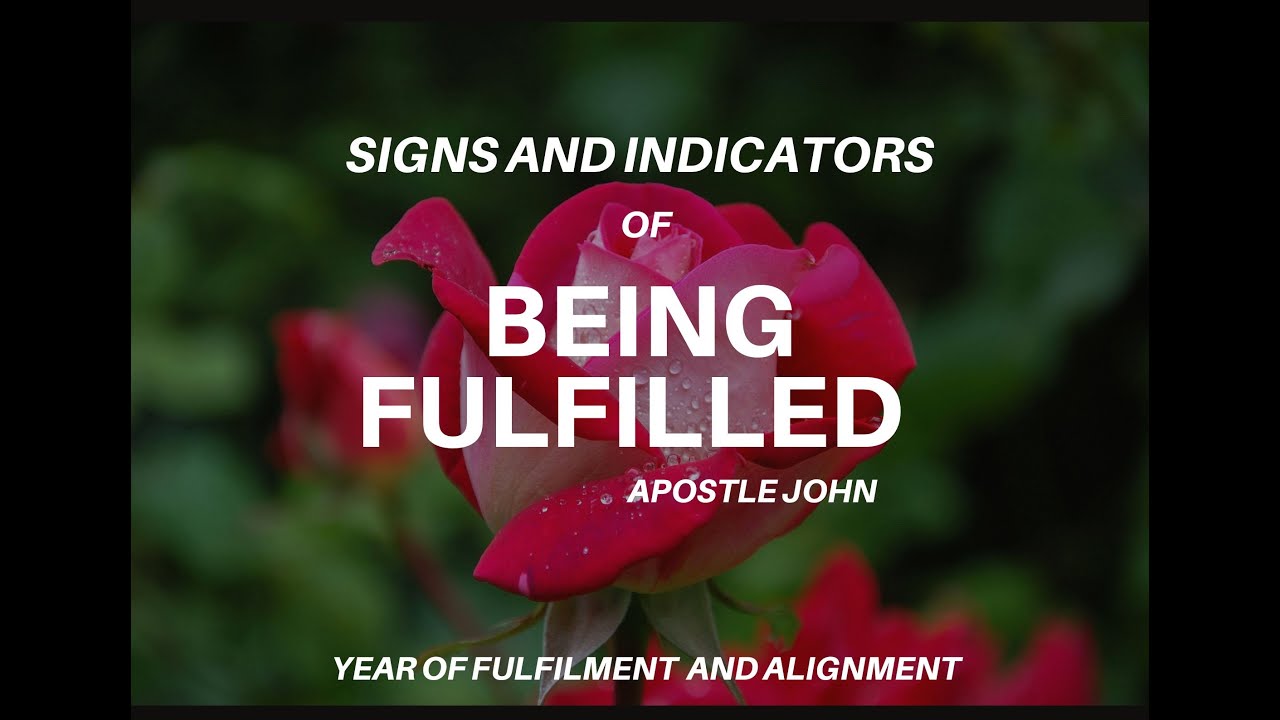 SIGNS AND INDICATORS OF BEING FULFILLED | Part 2 | Apostle John