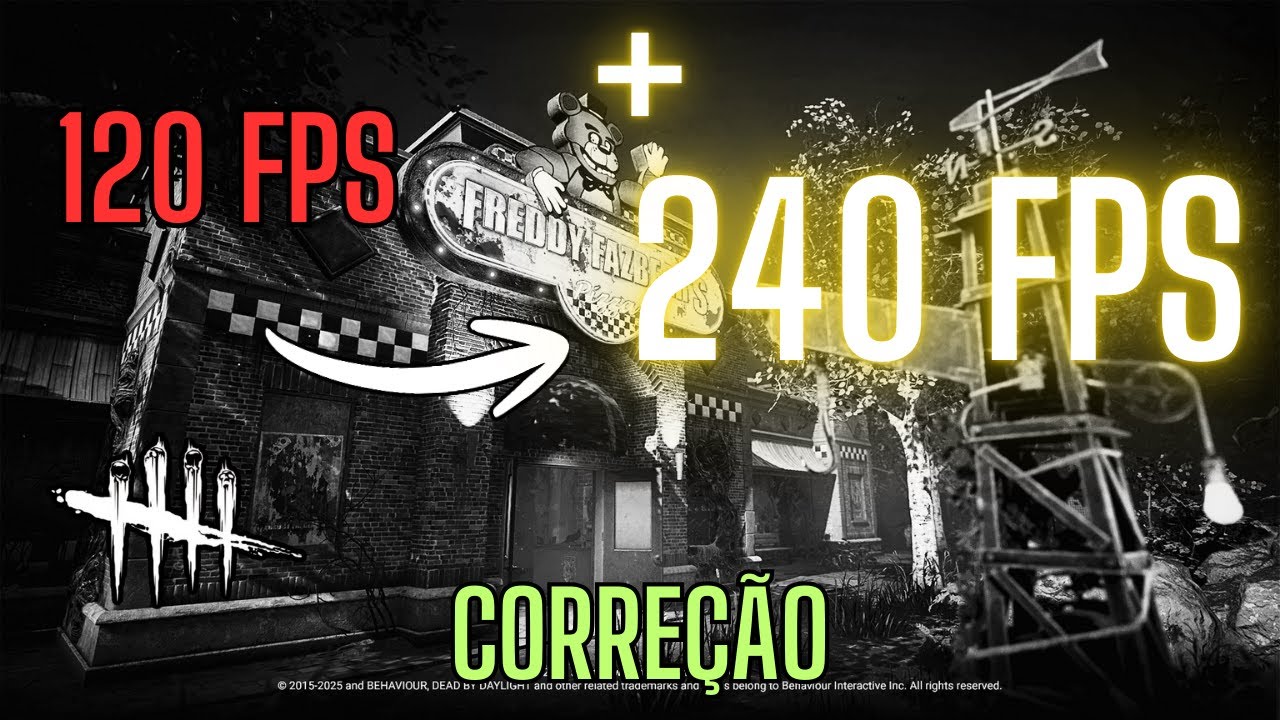 CORREÇÃO: COMO COLOCAR 240 FPS NO DEAD BY DAYLIGHT