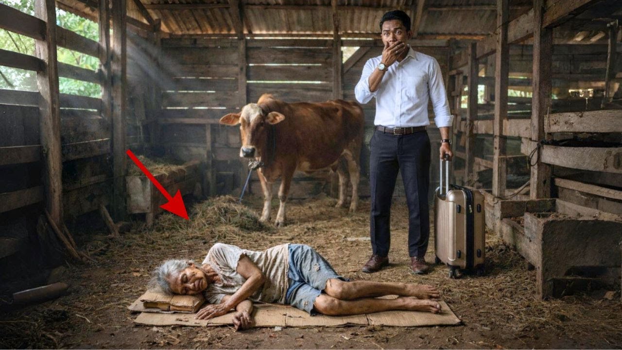 Milyarder Kaget Lihat Ibunya Tidur di Kandang Sapi Ternyata....