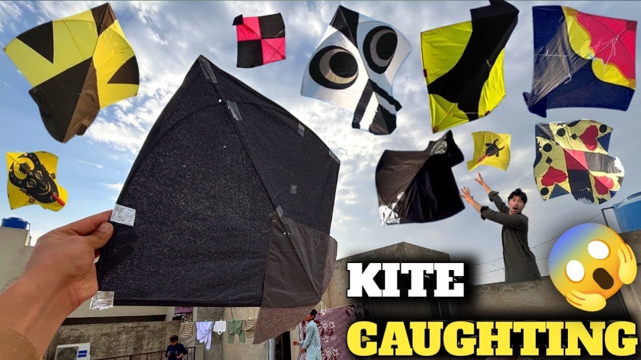 Street kite looting😱 || Live kite catching🪁 || Big kite loot li😍 || kite catching on rooftop🥵||Kite🪁