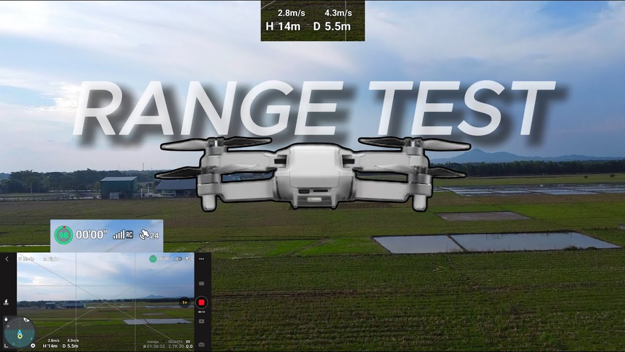 DJI MINI 2 SE RANGE TEST | Video Recording on 2.7K @30fps Resolution| 3 Battery Cycle Count