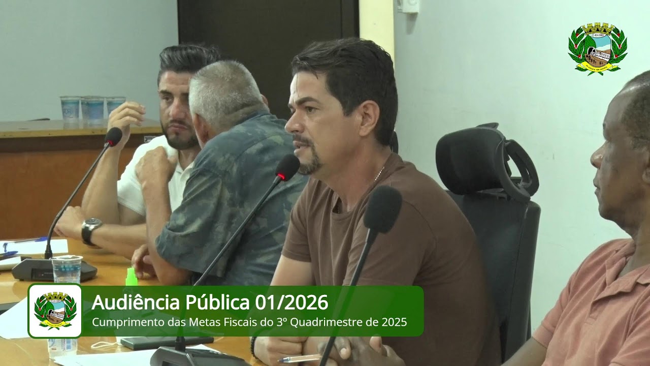 Audiência Pública 01/2026 - Cumprimento das Metas Fiscais do 3º Quadrimestre de 2025
