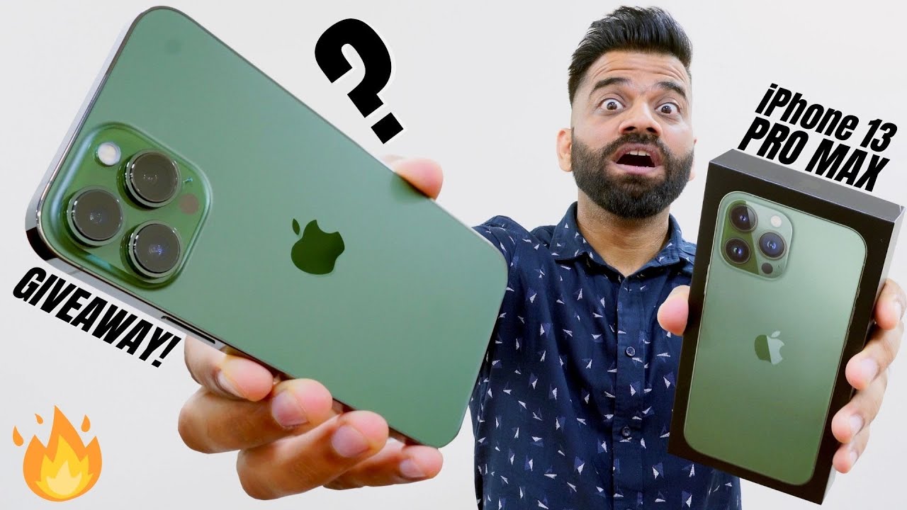 Apple iPhone 13 Pro Max - Alpine Green Unboxing + GIVEAWAY 🔥🔥🔥