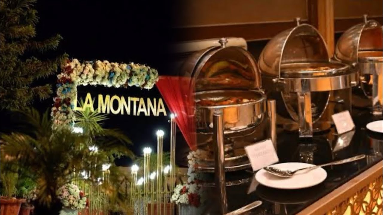 LA MONTANA buffet only rupee 2300 per person live BBQ ( Islamabad series episode 1)