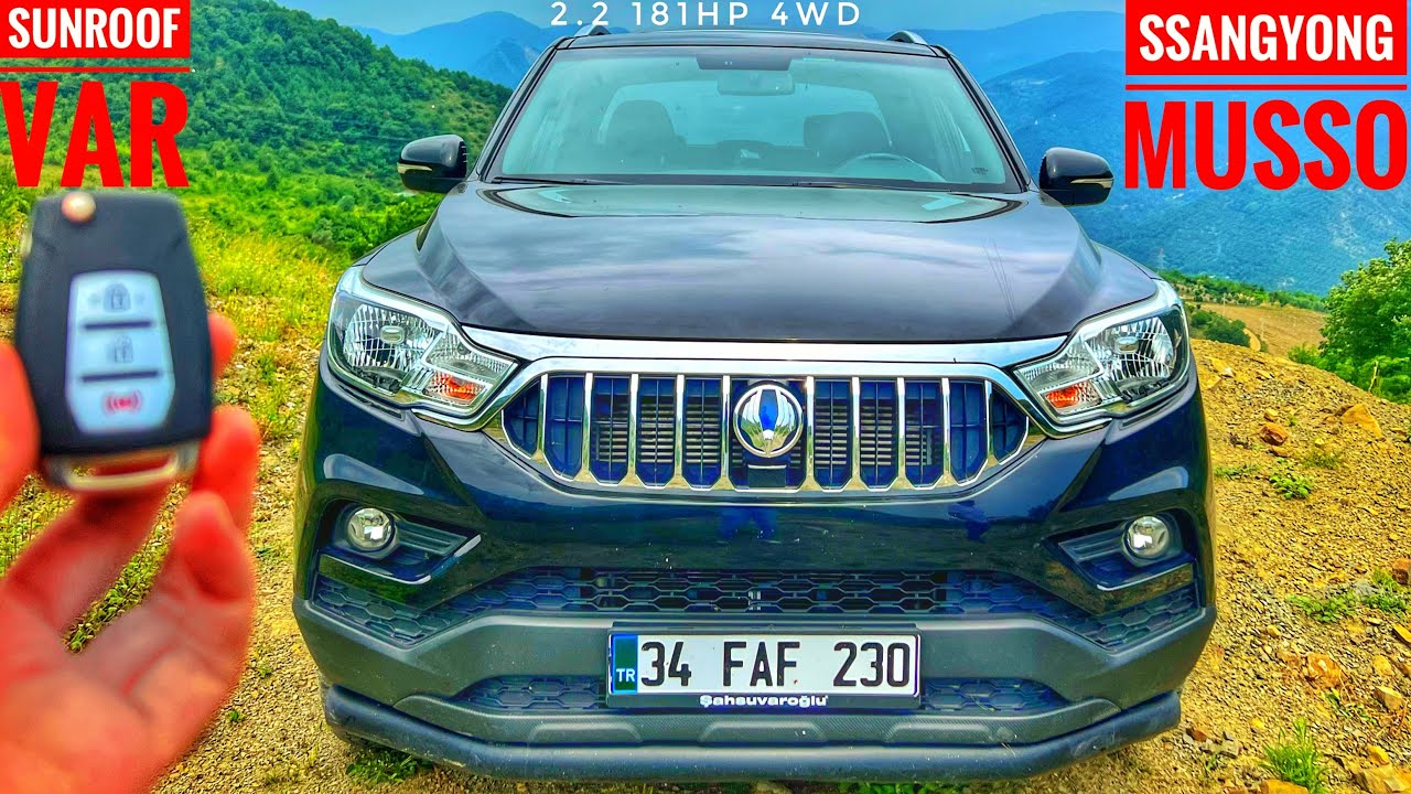 SUNROOFLU PİCK UP | SSANGYONG MUSSO GRAND | KAMPA GİTMELİK |181HP 2.2 4WD 450NM KONFORU NASIL?