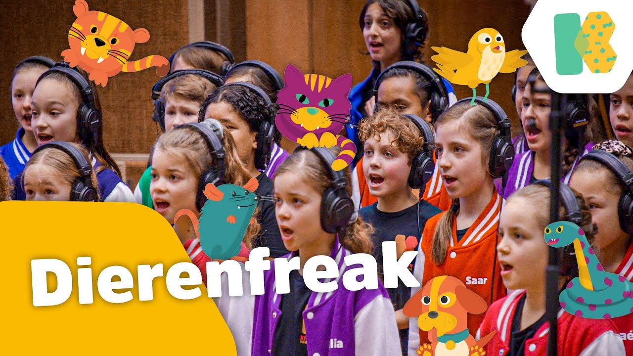 🎵Dierenfreak (songtekst) - Kinderen voor Kinderen
