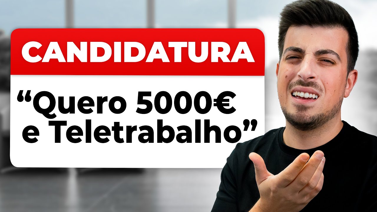 Reagi &agrave;s PIORES CANDIDATURAS de Emprego