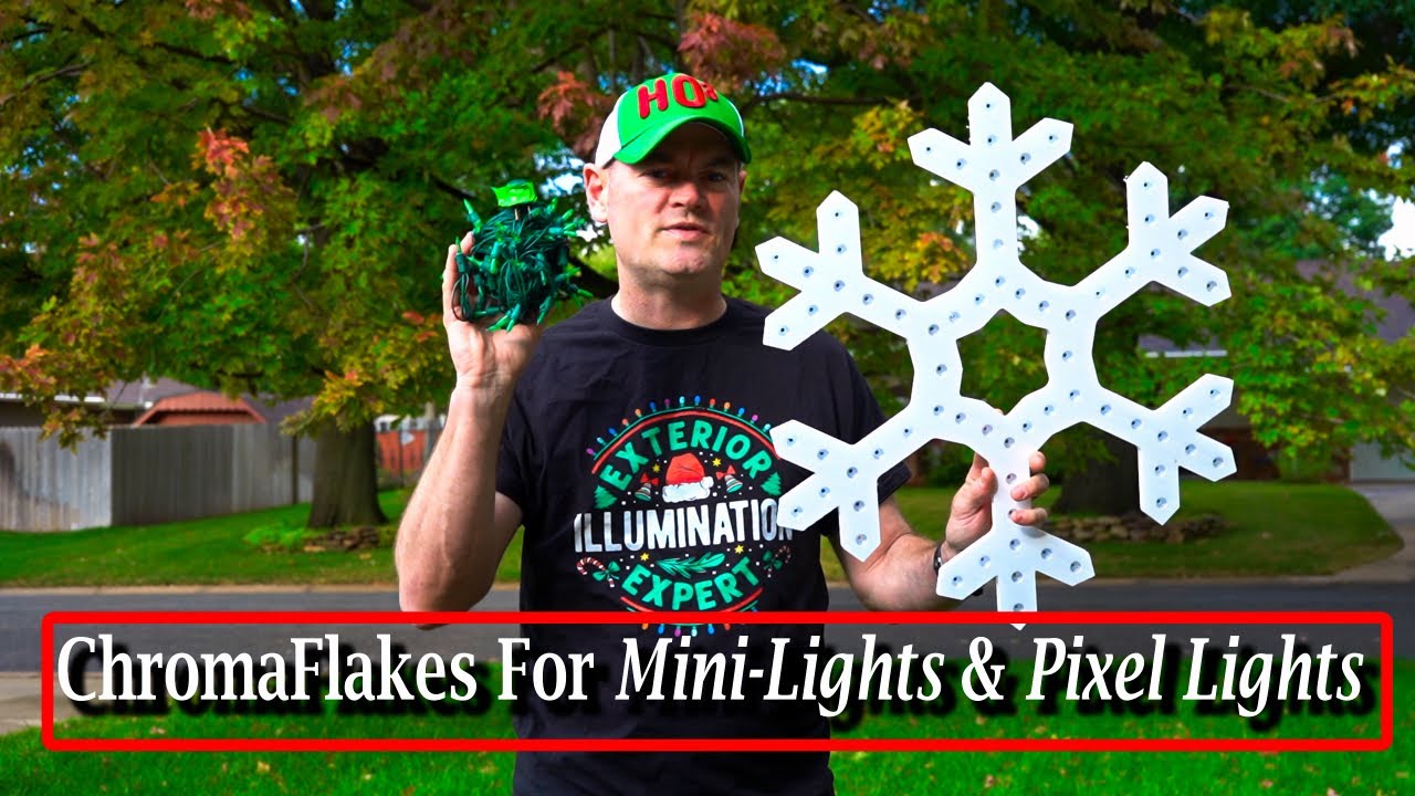 Boscoyo Chroma Snow Flakes | Easy Prop Builds For BOTH Mini & Pixel Lights