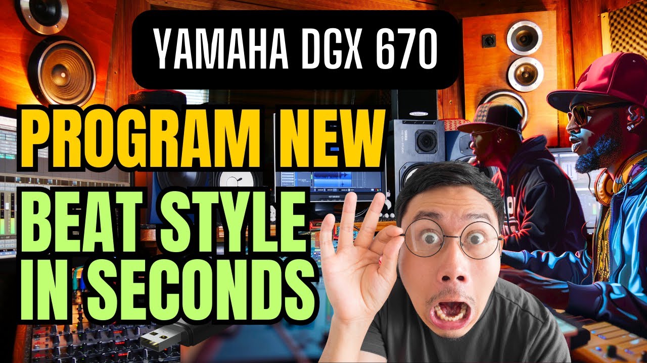 Yamaha DGX 670 SO EASY: Create NEW Beat/Style in Seconds