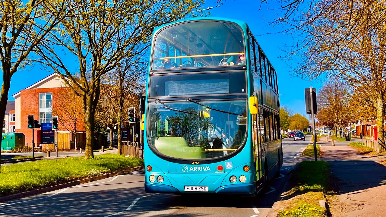 *NICE TURBO* Ride on Arriva Midlands VDL/DAF DB250 Wright Pulsar Gemini - 4761 (FJ06 ZSG) Route X5