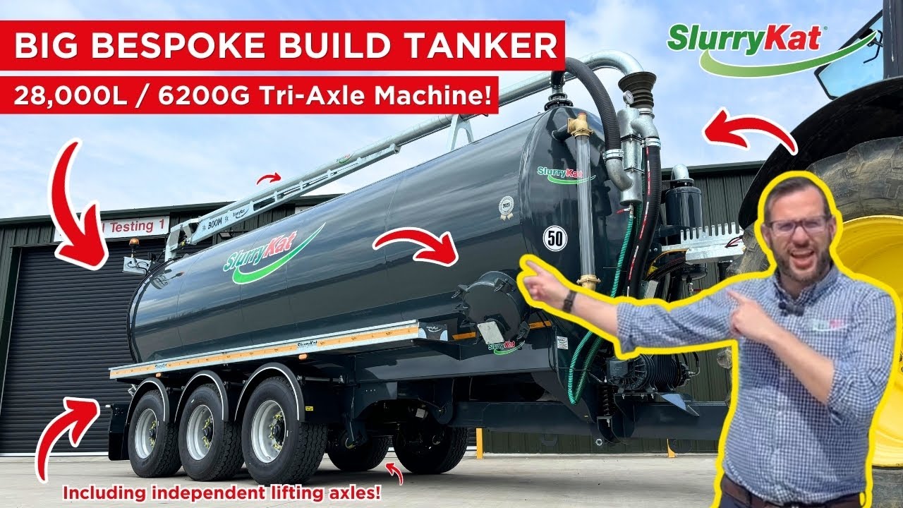 BIG SlurryKat 28,000L/ 6200G Premium Plus™ Tri-Axle Tanker 💪 Full Tour