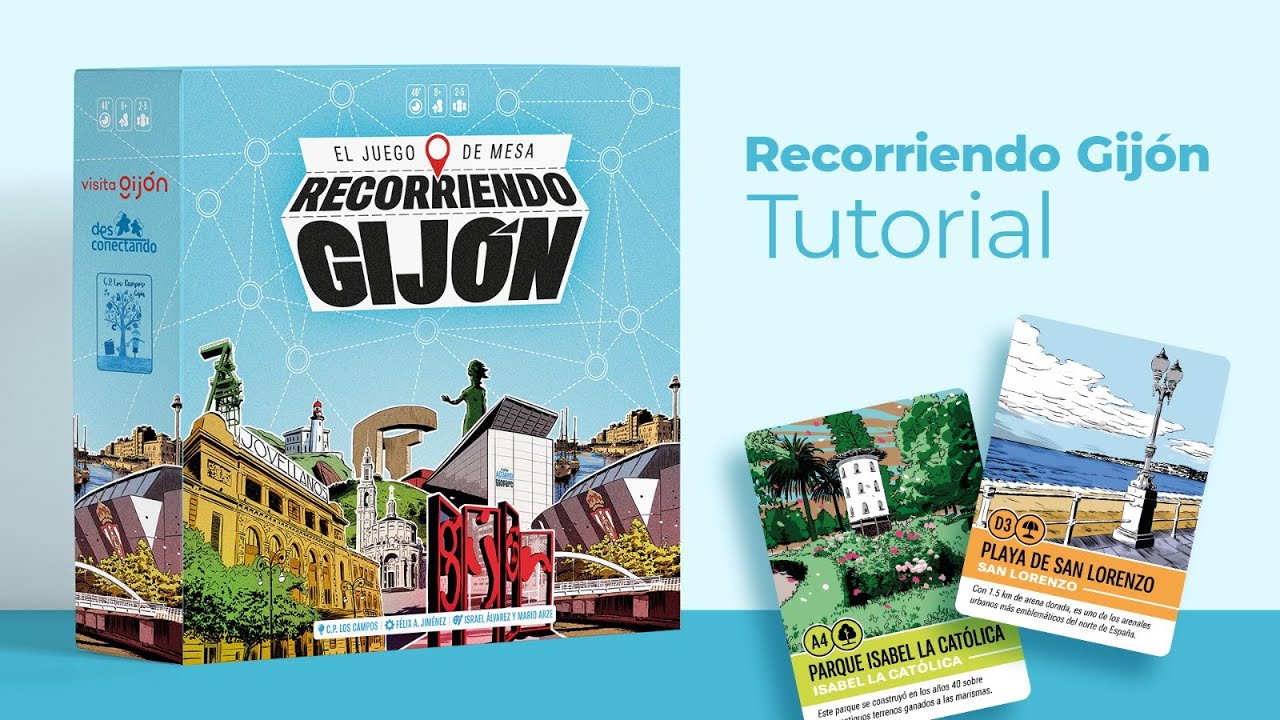 Recorriendo Gijón - Videotutorial - Juego de mesa