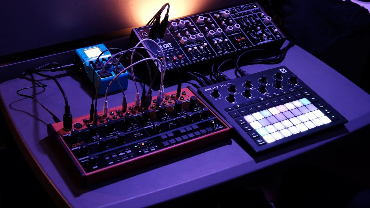 Behringer Cat / Crave / Circuit Tracks - Analog Chill Cyberpunk Dawless