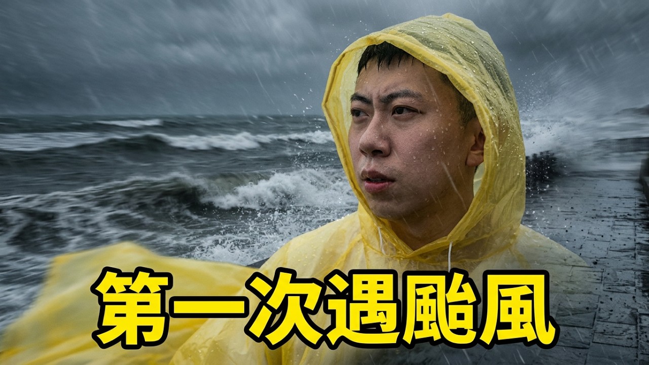 北京老公&ldquo;没见过世面&rdquo;，台风天偏要去海边看台风！也不知道有什么好拍的🙄