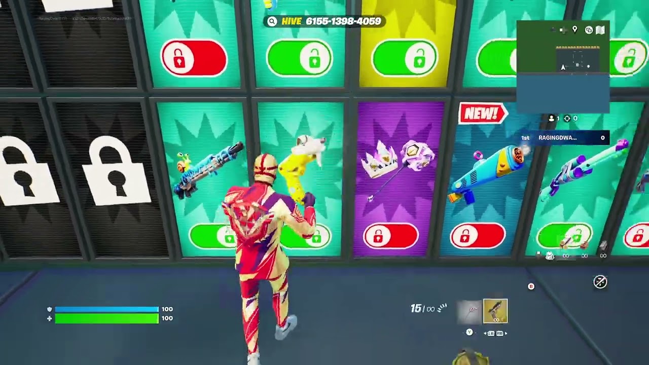 Fortnite - Balloon Pistol & Banana Pistol - 1v1 - Every Gun Game #1v1 #fortnite #fortniteclips 