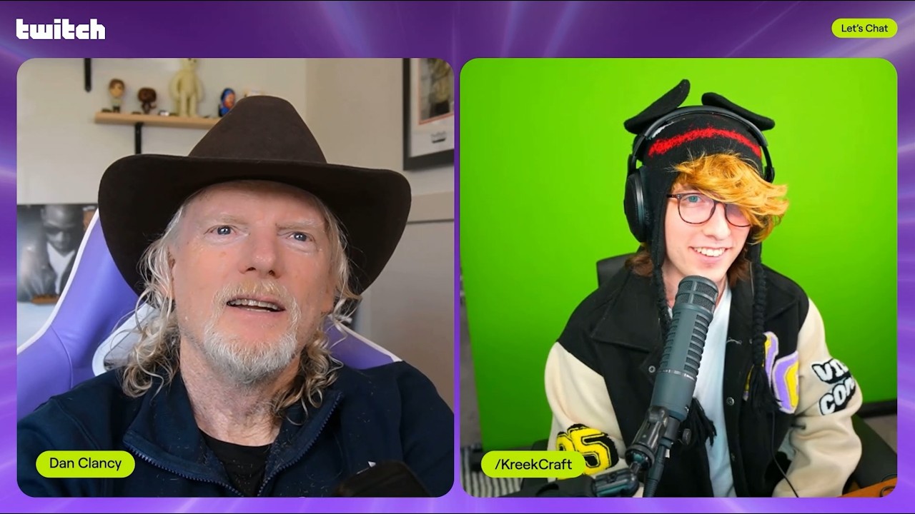 Dan Clancy talks to ROBLOX Streamer KreekCraft | Let's Chat Podcast EP 2