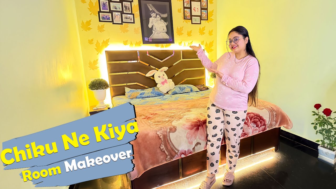 Chiku N Kiya Room Makeover | Makeover Special Vlog #viral #views #comedy #minivlog #husbandwife