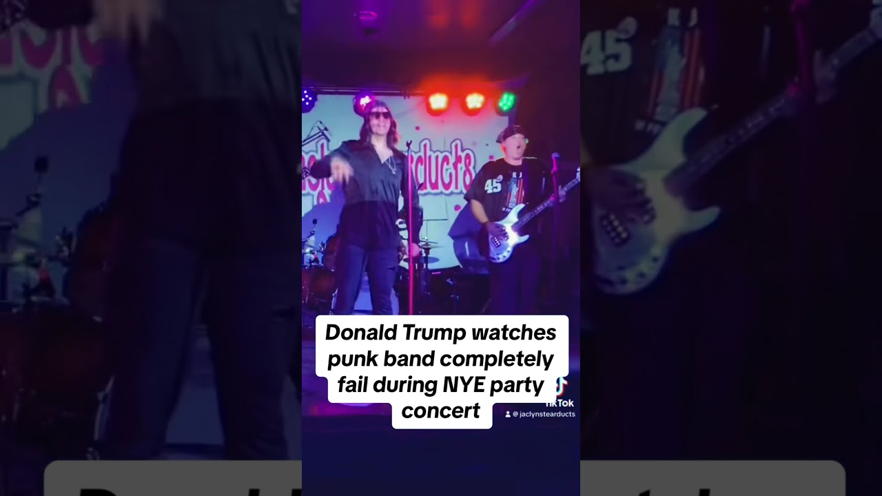 Band completely fails in front of Donald Trump
