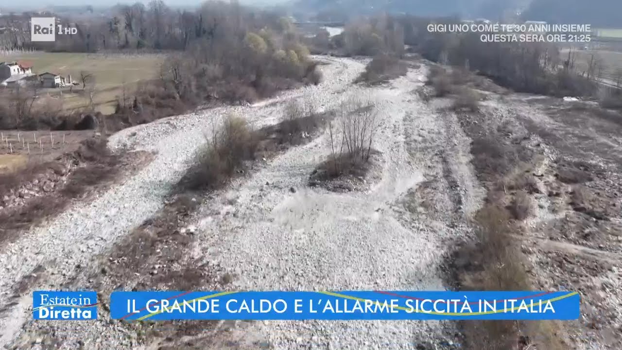 Il grande caldo e l'allarme siccità in Italia - Estate in diretta - 17/06/2022