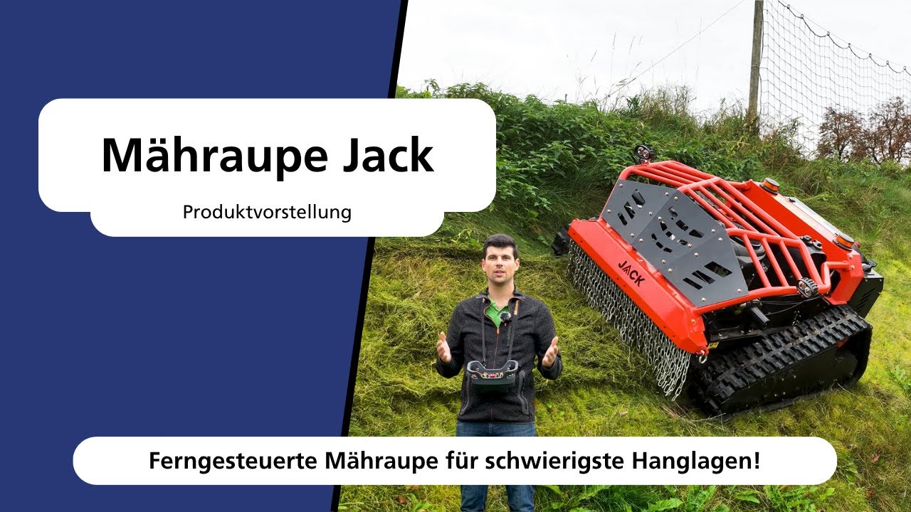 Produktvorstellung Mähraupe JACK Sichelmulcher