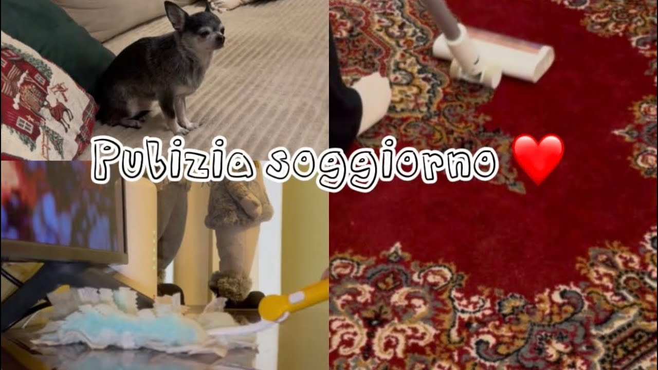 Pulizia del soggiorno 🛋️ | Routine rilassante di 20 minuti❤️