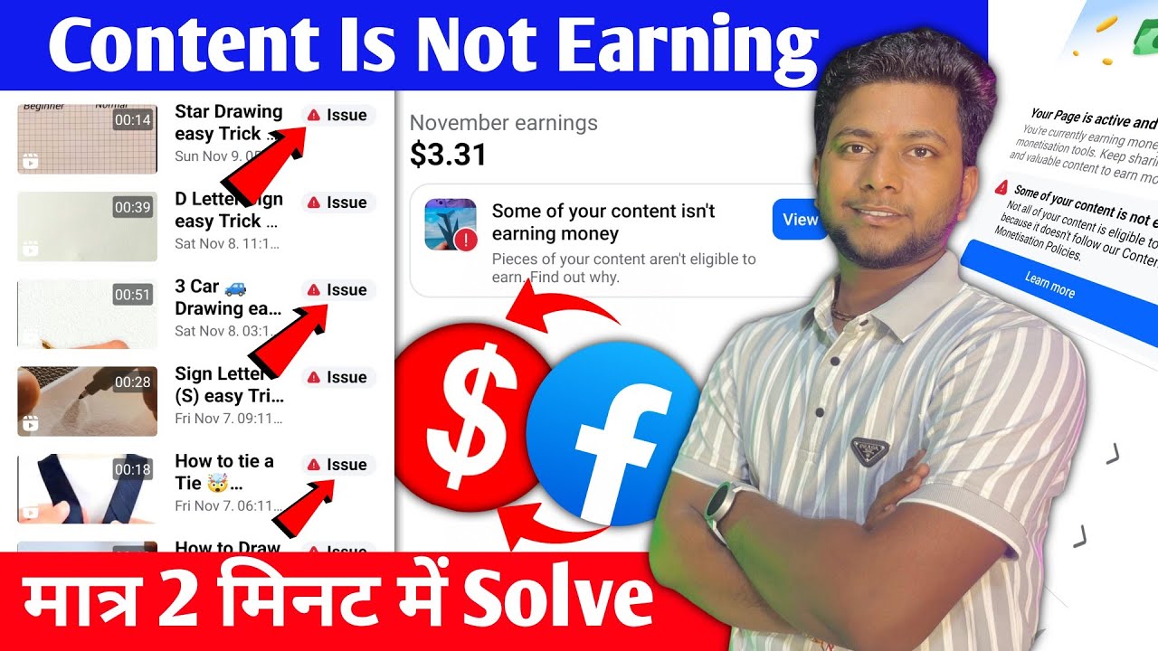 📌Some Of Your Content isn't Earning Money Problem Solved | Content Is Not Earning कैसे ठीक करे 😍