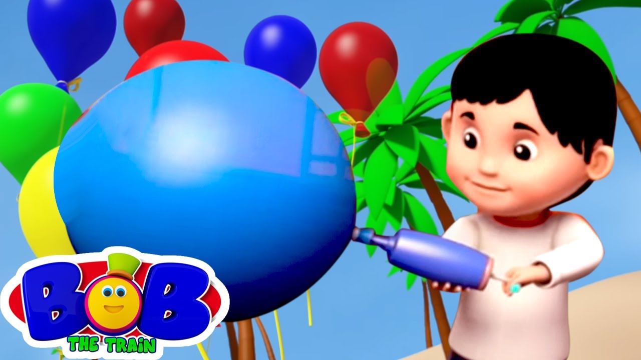 أغنية البالون | قصائد للأطفال | فيديوهات ما قبل المدرسة | Bob The Train Arabic | الرسوم المتحركة
