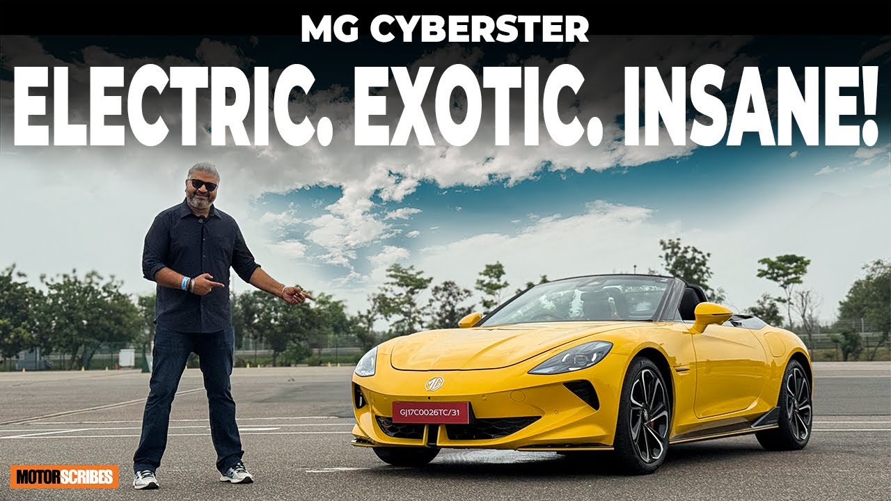 MG Cyberster EV - Electric Sportscar for INR 75 Lakh is pure fun! | First Drive
