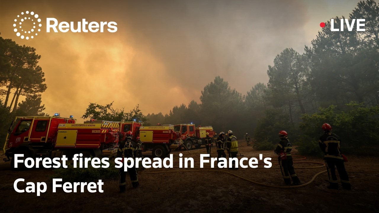 LIVE: Forest fires spread in France's Cap Ferret