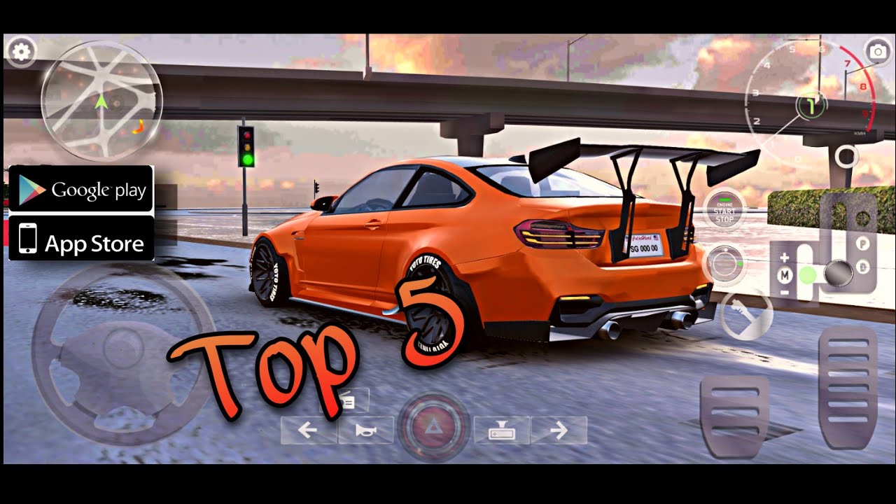 Top 5 racing car games for android High quality graphics