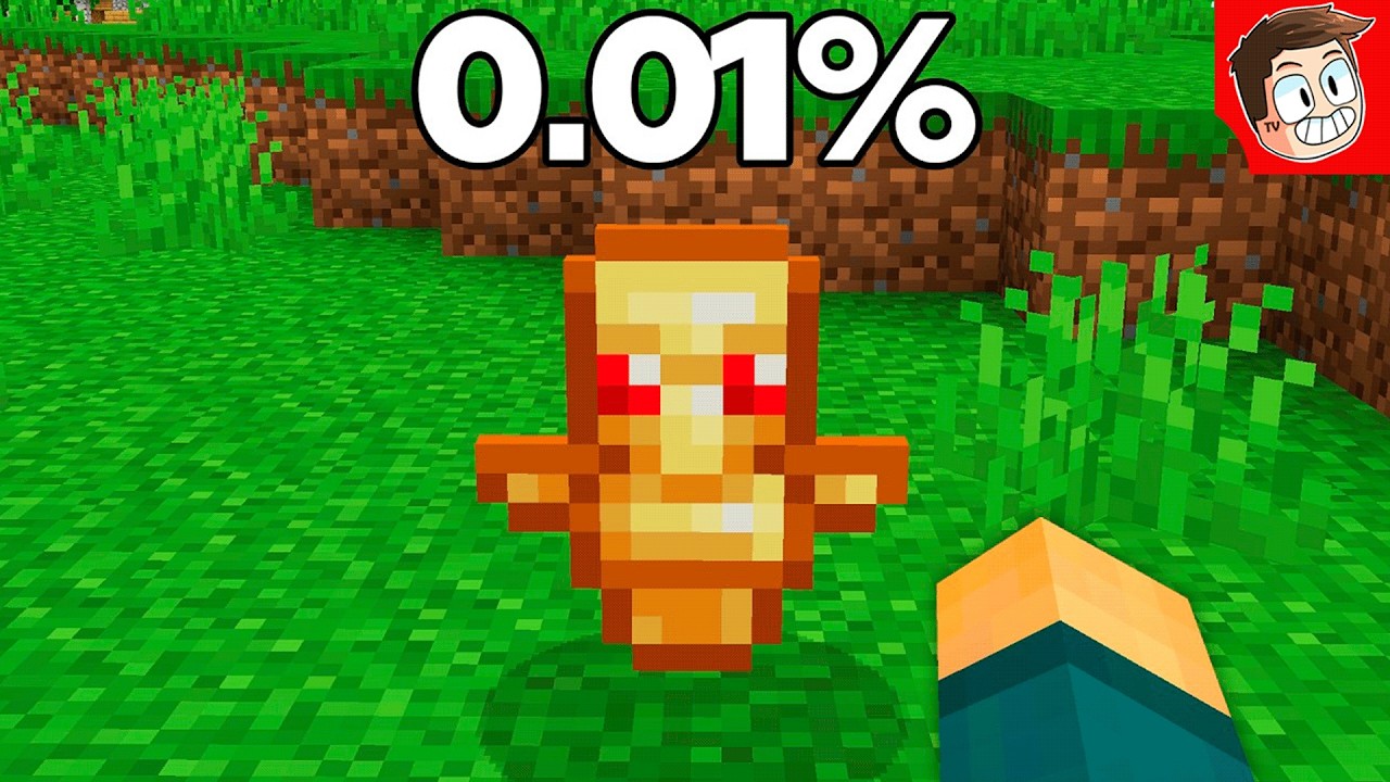 Encontrei as Coisas MAIS RARAS do Minecraft!