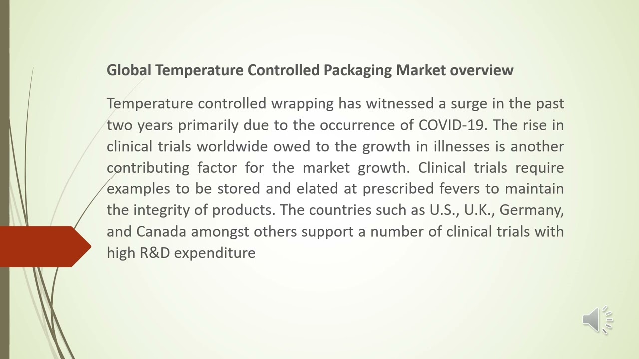 Temperature Controlled Packaging Market | Industry Data Analytics | IDA