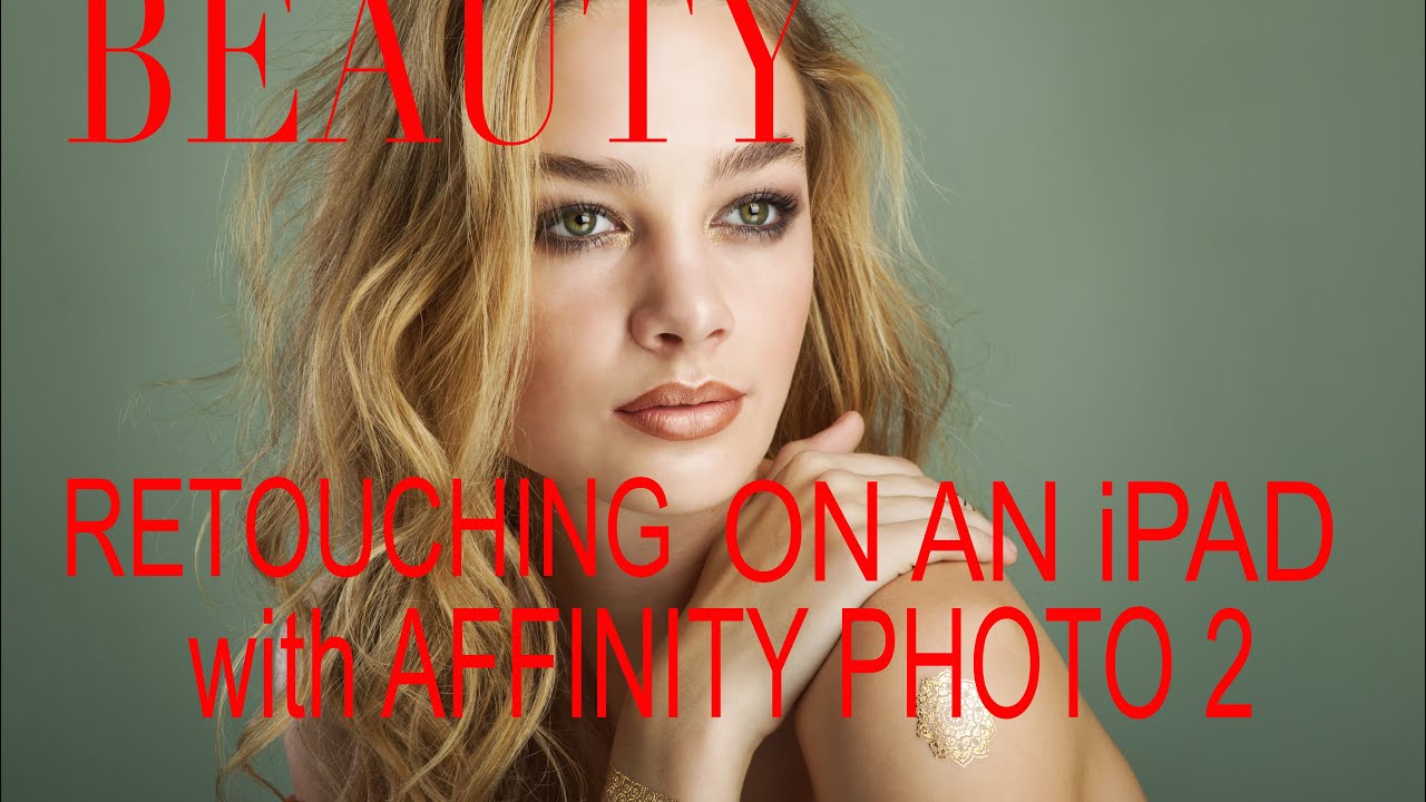 Professional photo editing on an iPad using Affinity Photo 2