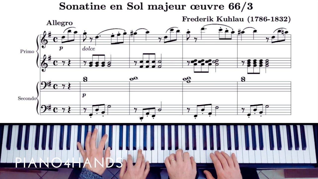 Sonata op.66 n.3 - F. Kuhlau (for Piano duet)