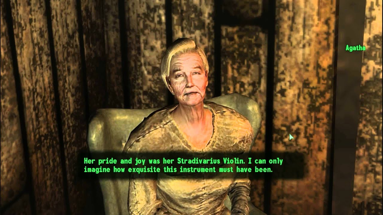 Fallout 3 Agatha's Song part 1 of 5 Meeting Agatha