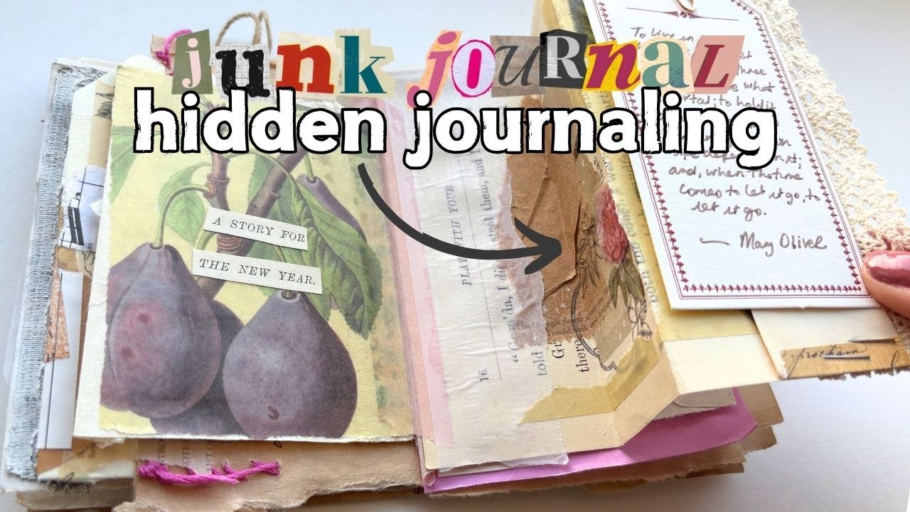 Create an easy fold-out page (with a pocket!)