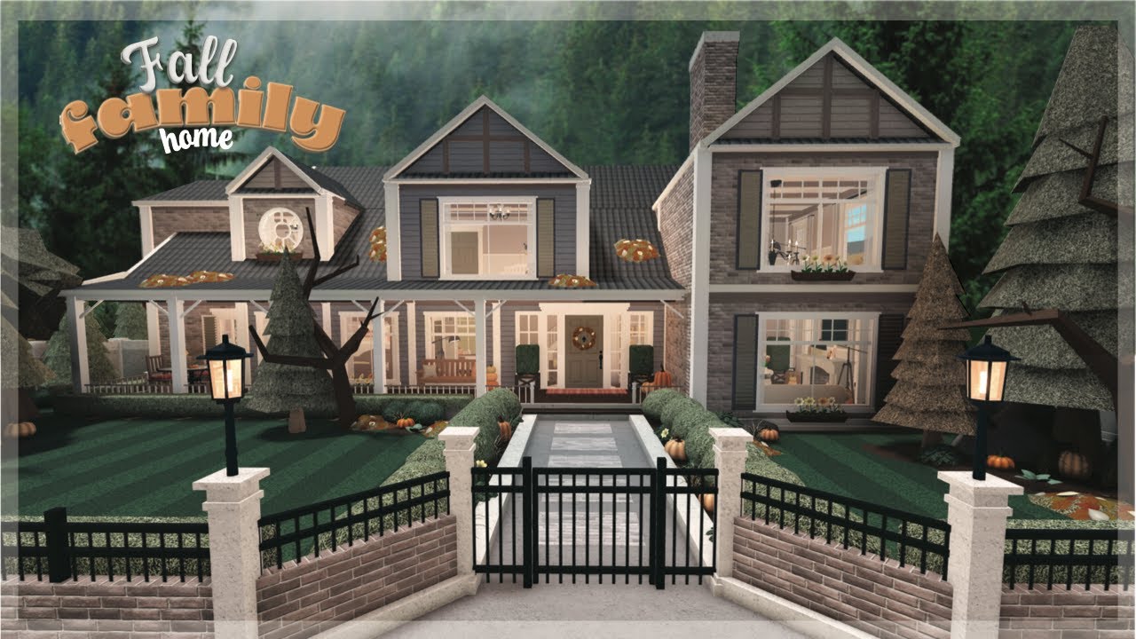 Fall Family Home | Bloxburg Speed Build