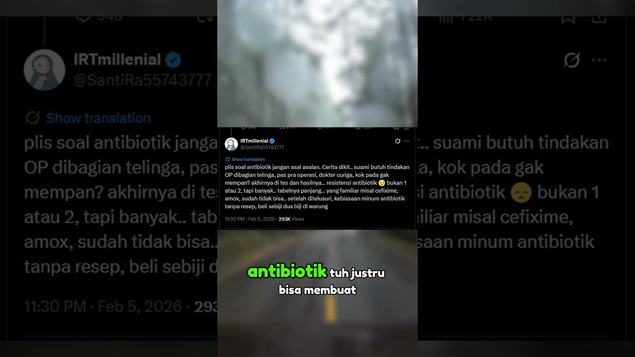 sebaiknya jangan gegabah Minum Antibiotik...