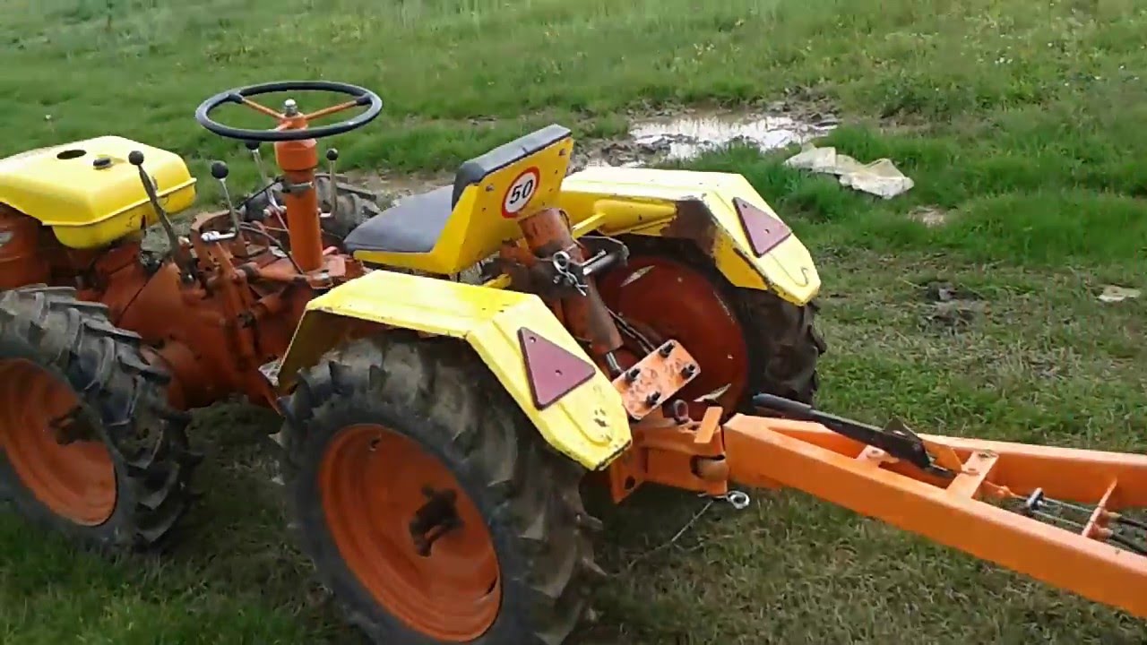 Pasquali 945/601 la carat de piatra cu remorca