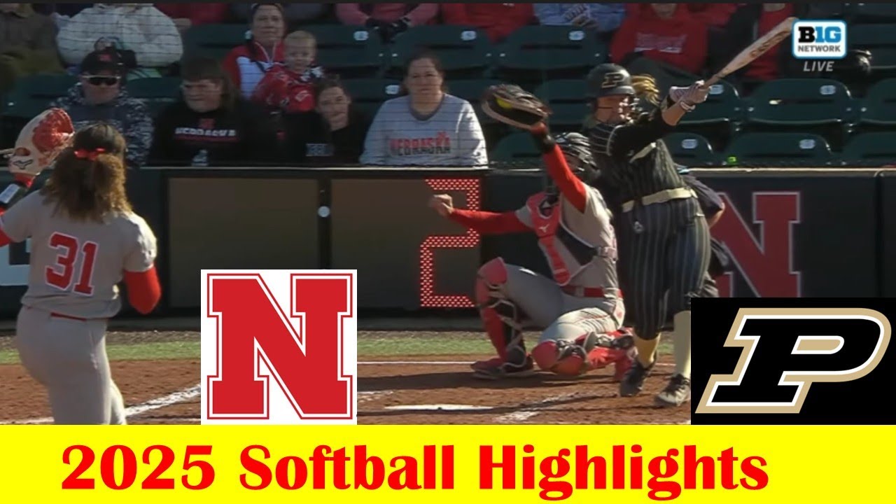 Purdue vs #20 Nebraska Softball Game Highlights 3 31 2025