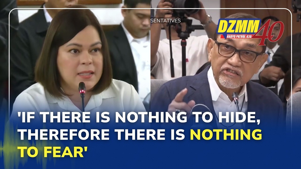 VP Sara's absence in impeachment hearing questioned | DZMM Teleradyo (14 April 2026)