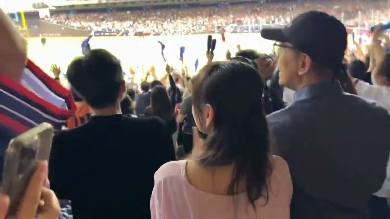 2024/11/14 世界12強 大巨蛋 台灣vs韓國 中華隊 二局 陳晨威轟出滿貫砲
