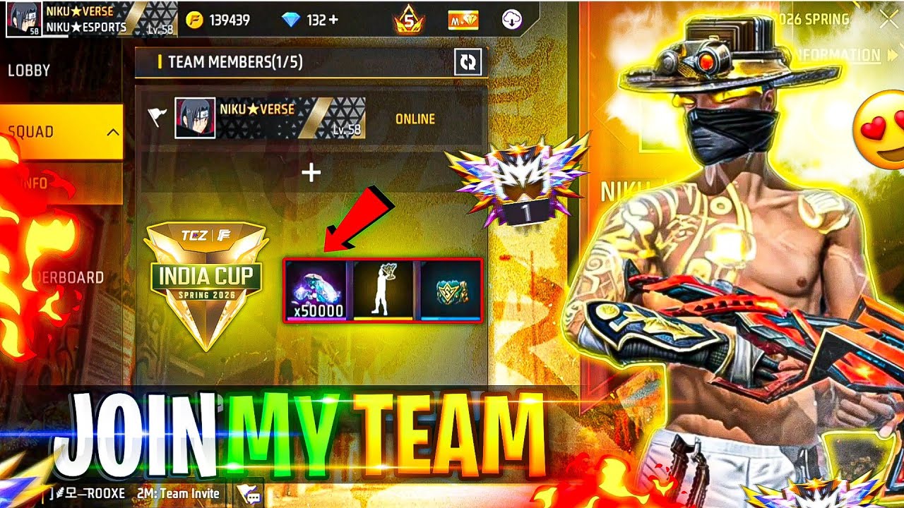 Join My Team 💪 In FFMIC Spring 2026 🥰 Niku Verse